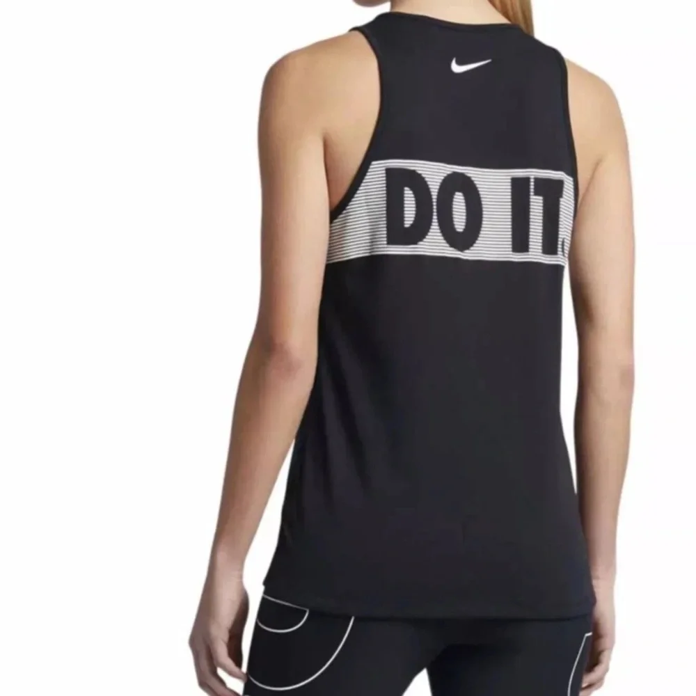 TWO Nike Women's Tanktops -1 Dri Fit Tank and 1 Cotton Racerback- Medium